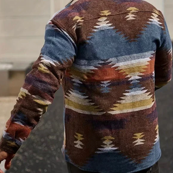 NIP men’s flannel feel button down shirt jacket, size M - Picture 3 of 10